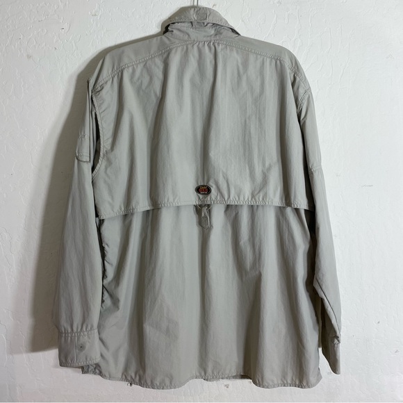 Cabelas Guidewear GXII 40 UPF Vented Mesh Shirt Button Front Size Large L/Sleeve - Picture 2 of 9